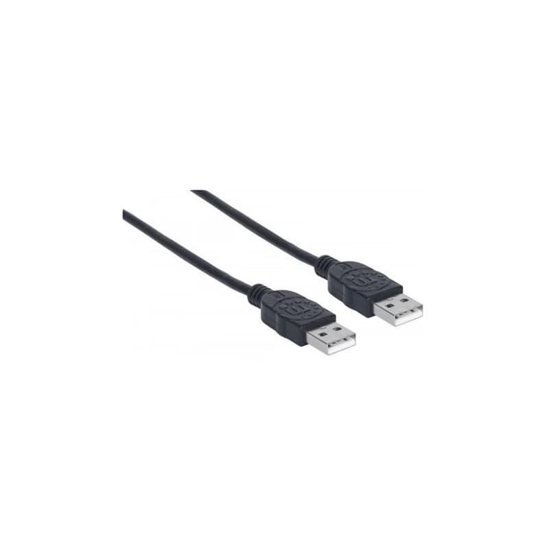 MANHATTAN kábel USB 2.0, Type-A Male to Type-A Male, 1m, Black 2