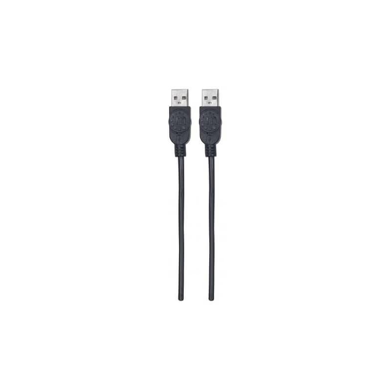 MANHATTAN kábel USB 2.0, Type-A Male to Type-A Male, 1m, Black 4
