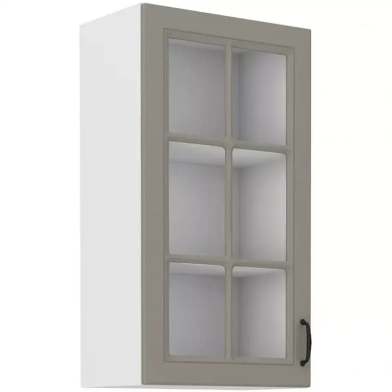 Kuchynská skrinka Stilo claygrey/biely 40gs/90 1f 1