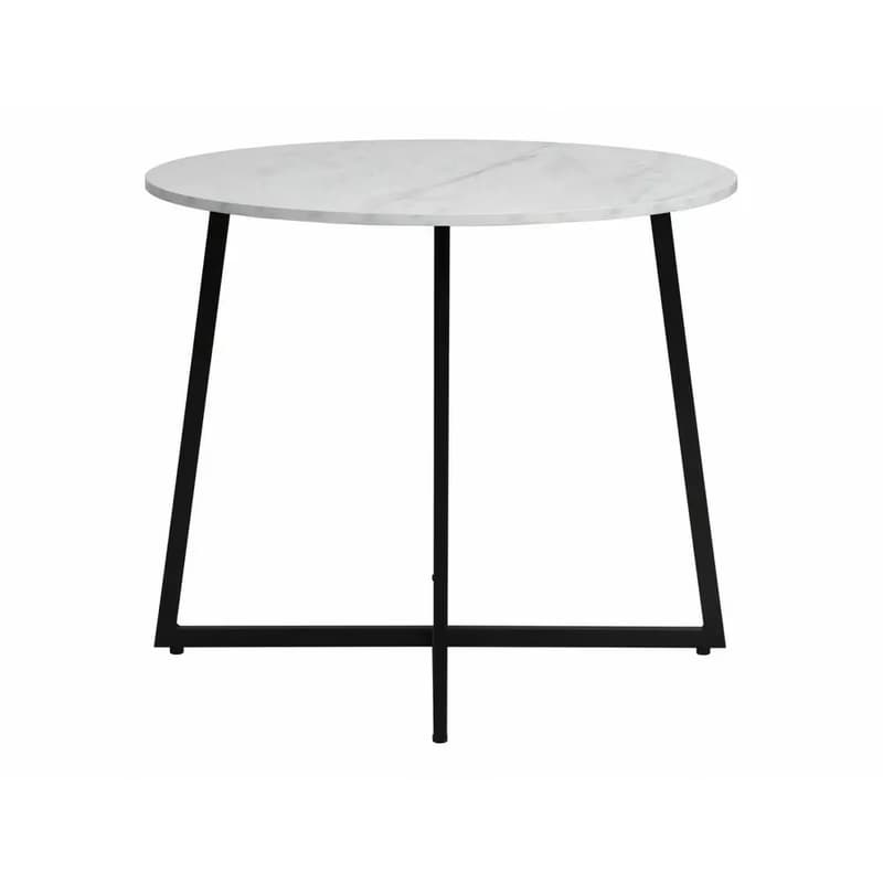 Signal Jedálenský stôl LUNA | biely efekt mramoru 90 cm 4