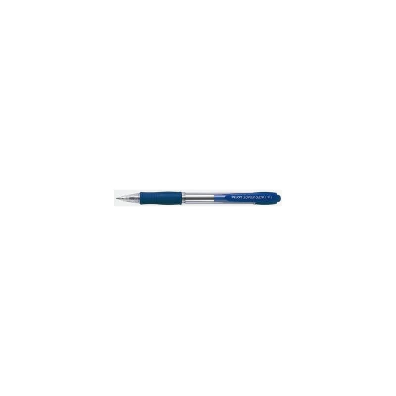Guľôčkové pero Pilot super grip 0,7mm modré / náplň 2110 telo číre 1