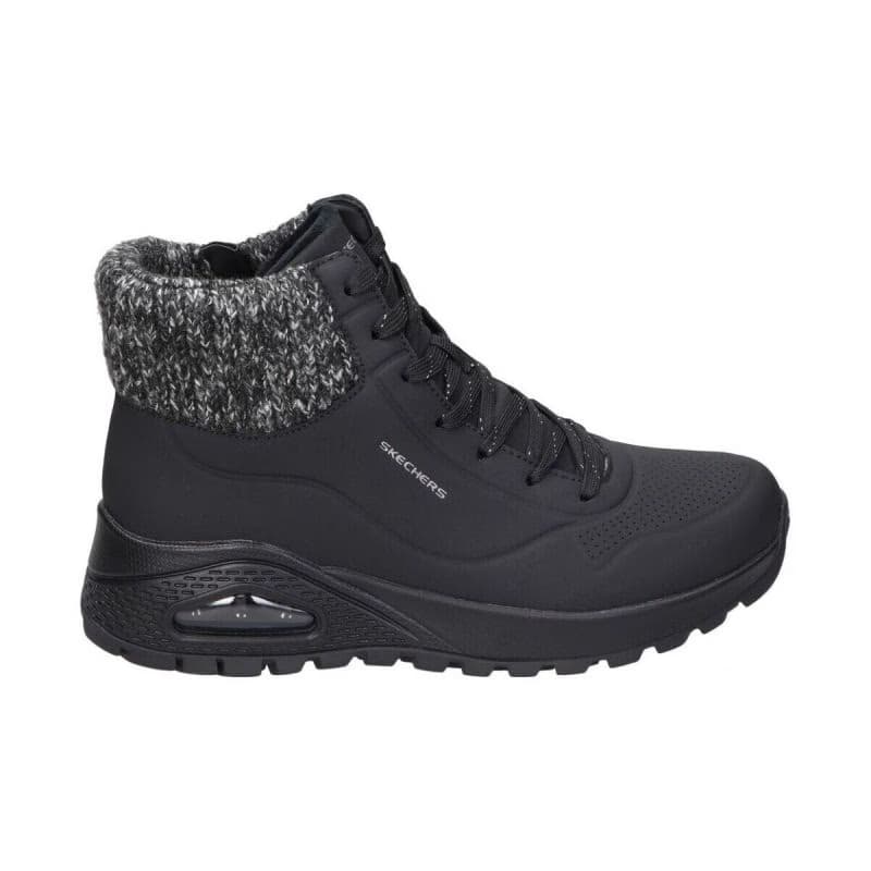 Dámske členkové zimné topánky SKECHERS Uno Rugged Darling Daze black black 2