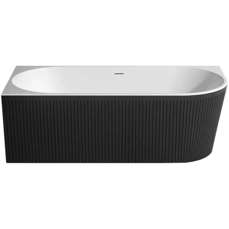 Voľne stojaca vaňa Nox Black 170x80x58 ľavý