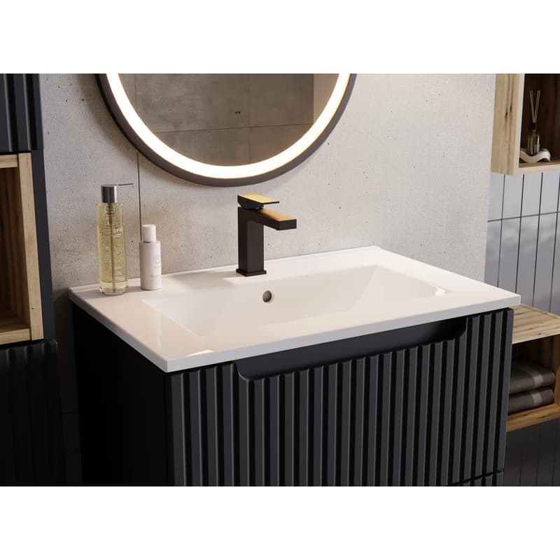 ArtCom Kúpeľňová skrinka s umývadlom NOVA Black U80/1 | 80 cm 2
