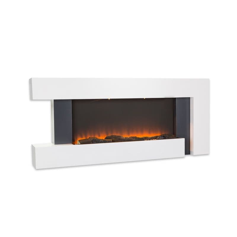 Klarstein Studio Light & Fire 2, elektrický krb, 1000/2000 W, MDF, diaľkové ovládanie, biely 1