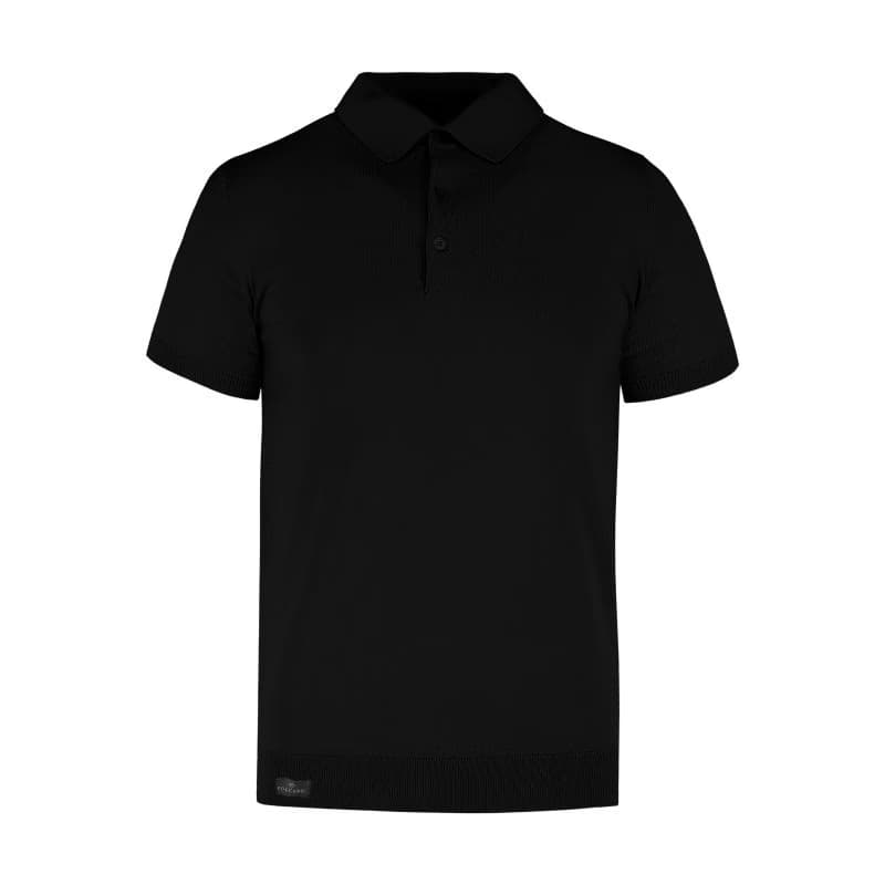 Pánske polo tričko s krátkym rukávom VOLCANO O-MORO-BLACK 5