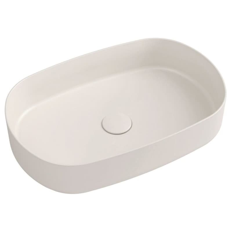 ISVEA - INFINITY OVAL keramické umývadlo na dosku, 55x36cm, Ivory 10NF65055-2K 1