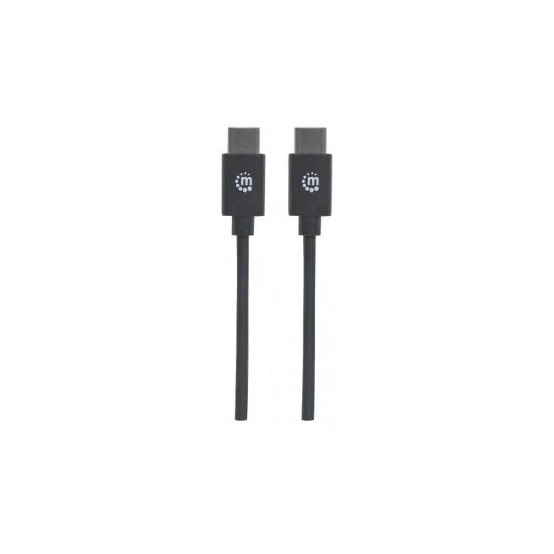 MANHATTAN kábel Hi-Speed USB-C, Type-C Male to Type-C Male, 2m, čierny 4