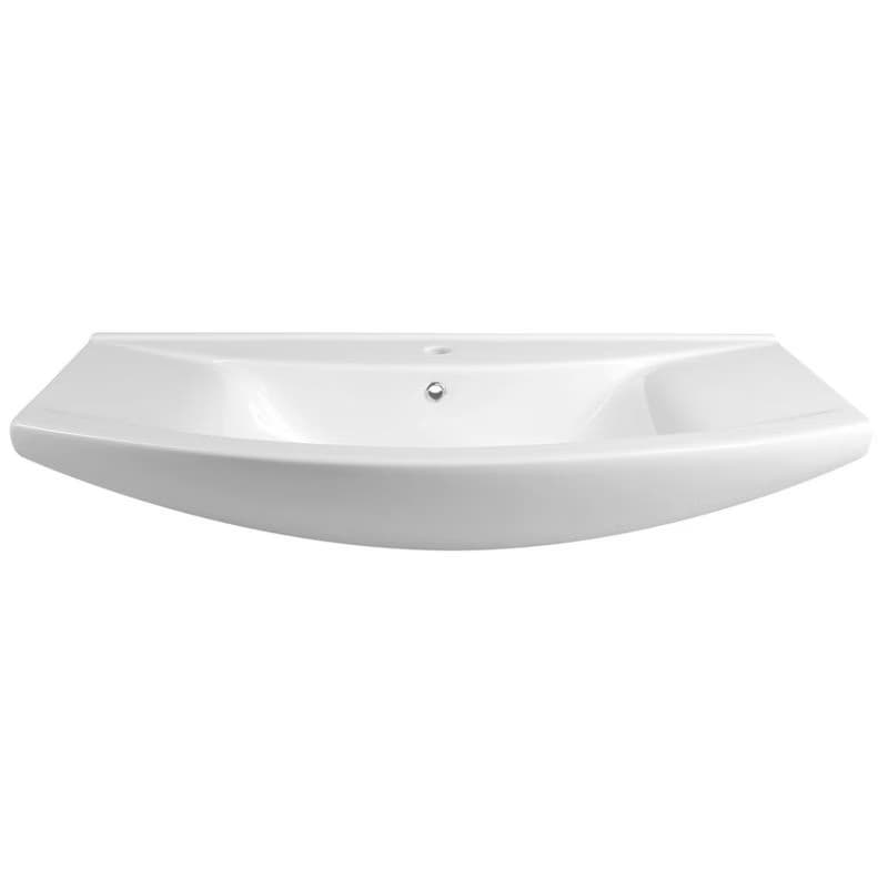 AQUALINE - ZERO 97 keramické umývadlo nábytkové 97x51cm, biela 6095 3
