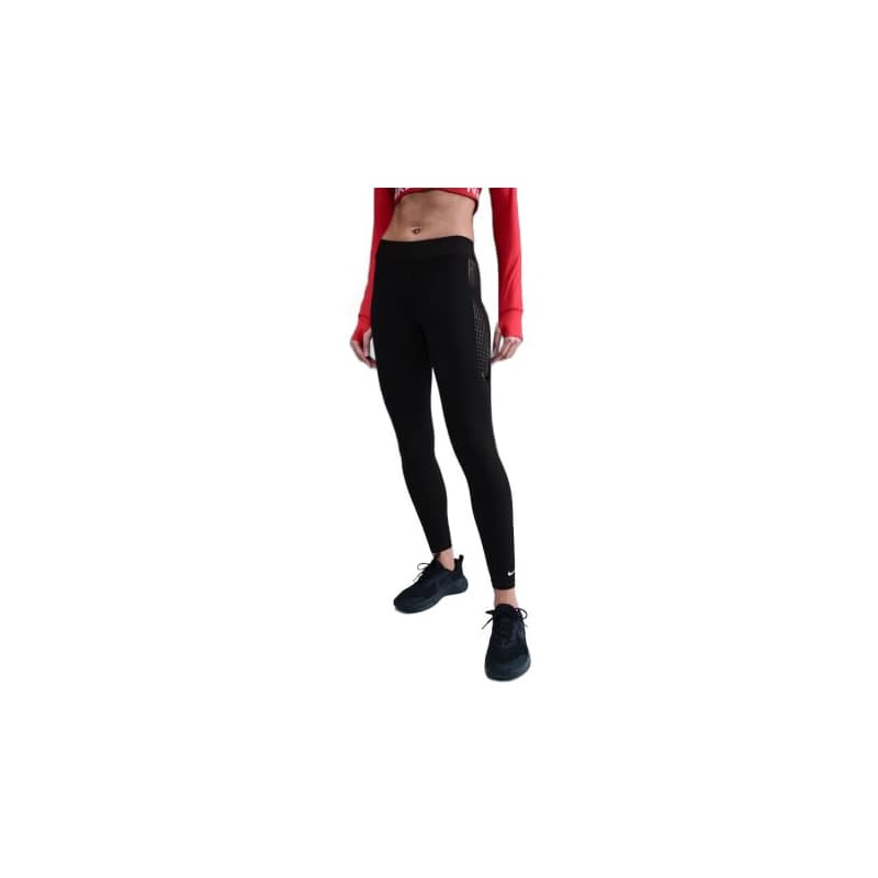 Dámske kompresné legíny NIKE W NP 365 MR TIGHT GG GRX BLACK WHITE