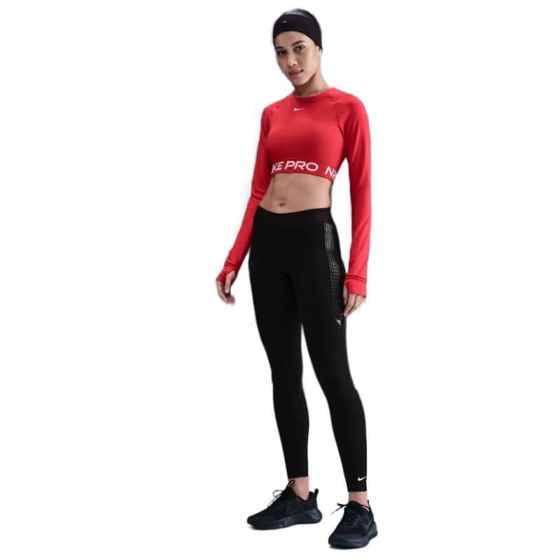 Dámske kompresné legíny NIKE W NP 365 MR TIGHT GG GRX BLACK WHITE 2