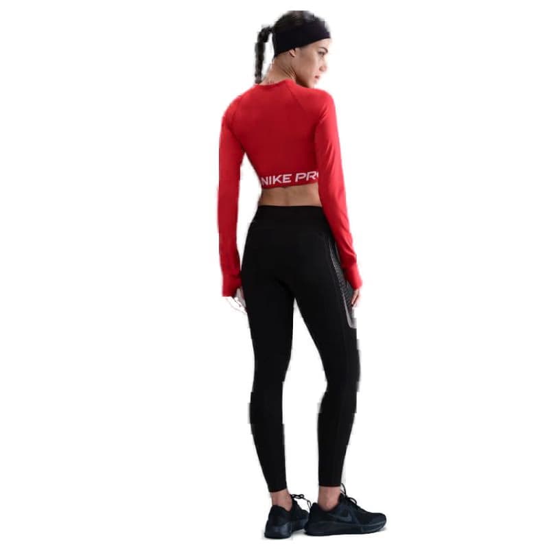 Dámske kompresné legíny NIKE W NP 365 MR TIGHT GG GRX BLACK WHITE 3