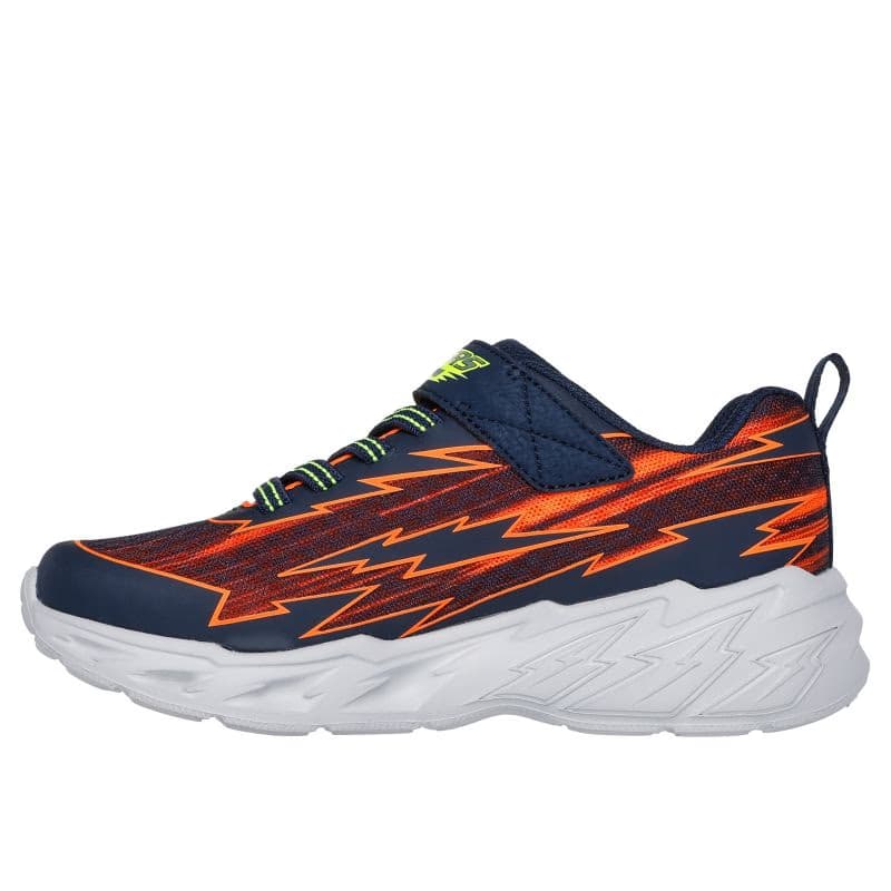 Chlapčenská rekreačná obuv SKECHERS S Lights Light Storm 2.0 K navy orange 3