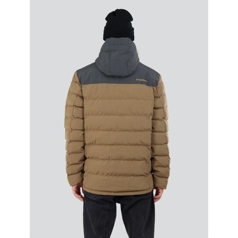 Pánska bunda FUNDANGO Passat Padded Jacket-639-mud 2