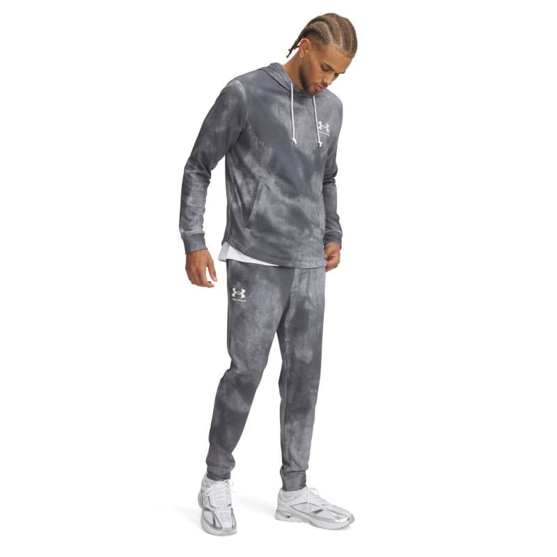 Pánske tepláky UNDER ARMOUR UA Rival Terry AOP Jogger Q1-GRY 3