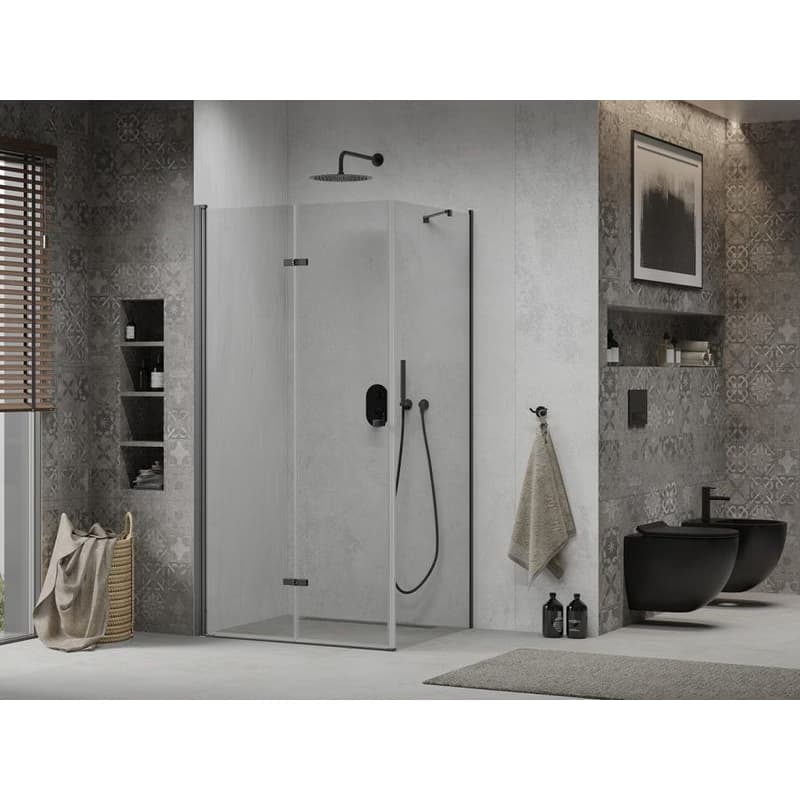 MEXEN/S - LIMA sprchovací kút 70x100, transparent, čierna 856-070-100-70-00 2