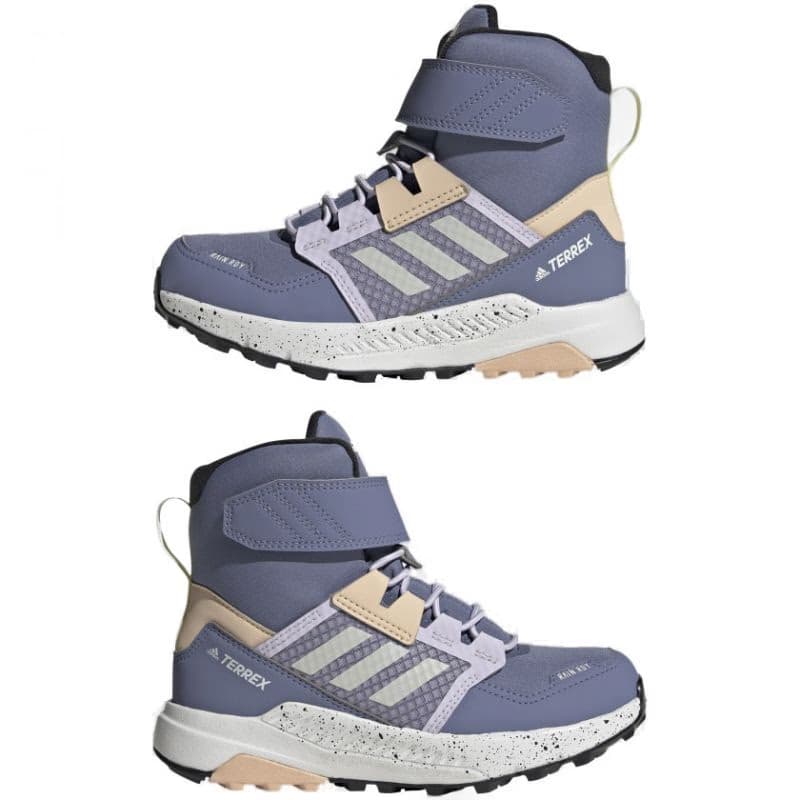 Juniorská vysoká turistická obuv ADIDAS Terrex Trailmaker High Cold.Rdy orbvio wonwhi halblu 6