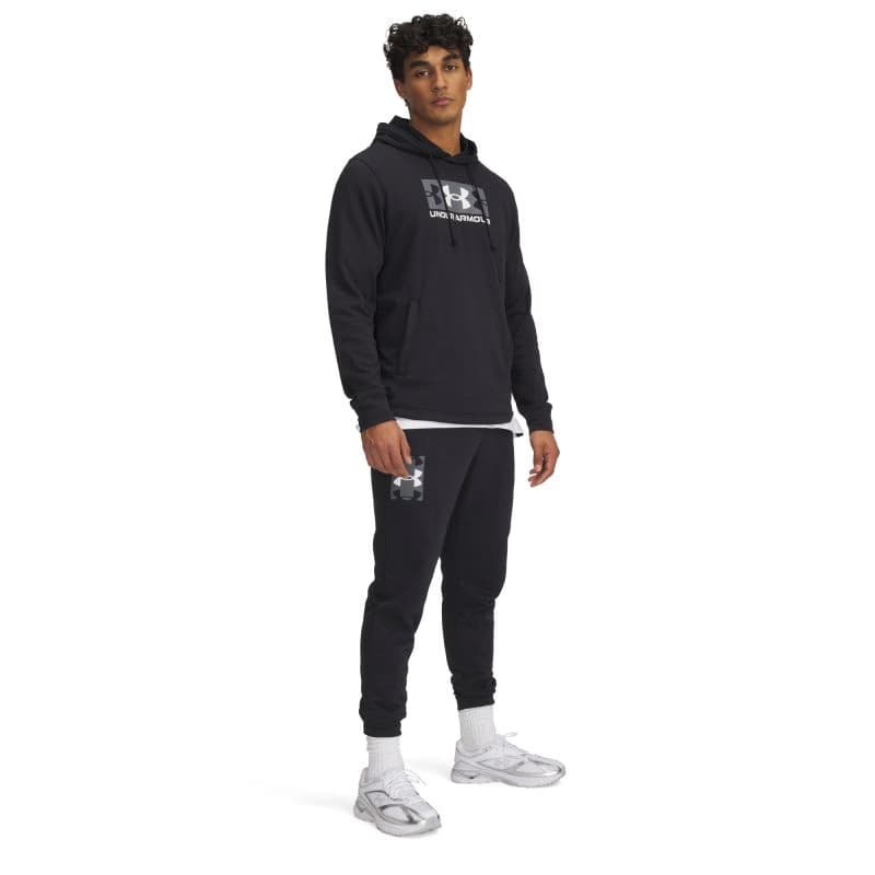 Pánske tepláky UNDER ARMOUR UA Rival Terry Logo JoggerQ2-BLK 3