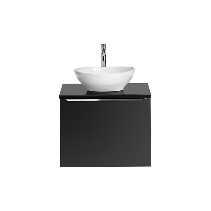 ArtCom Kúpeľňová skrinka s umývadlom a doskou SANTA FE Black DU60/2 | 60 cm 2