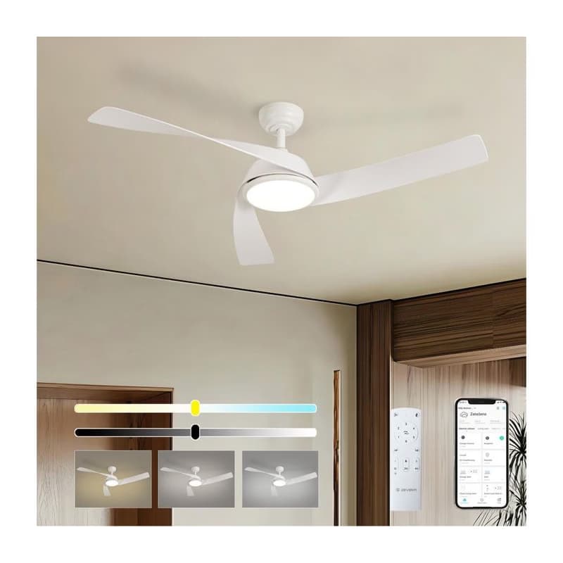 ZE - LED stropný látor AERYS LED/24W/230V Wi-Fi Tuya biela + diaľkové ovládanie ZEV041