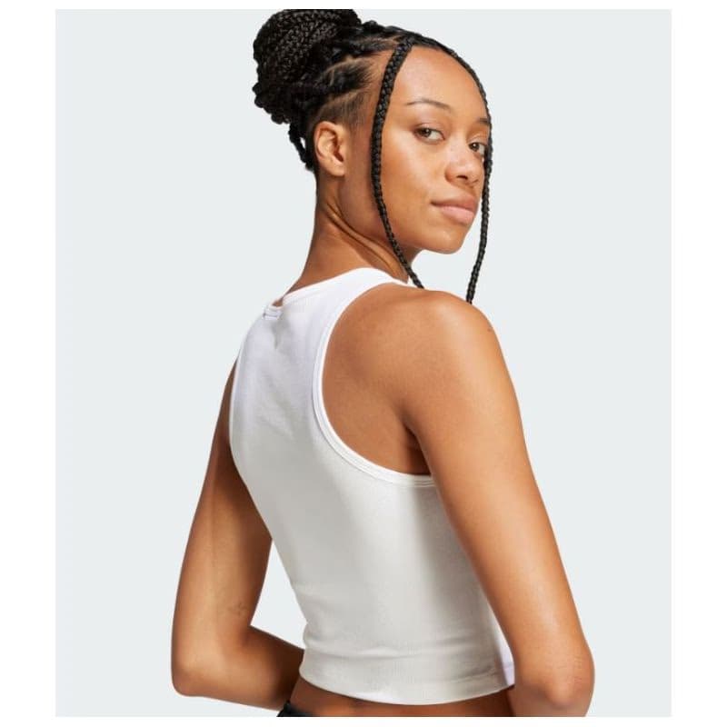 Dámske tielko ADIDAS ORIGINALS ESS RIB TANK-WHITE 3