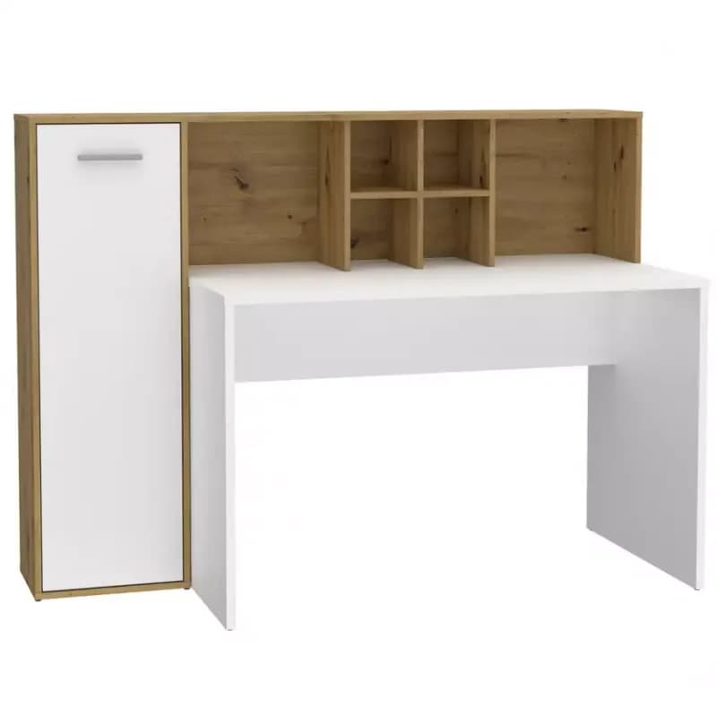 Písací stôl Bolitarr dub artisan/biely 1
