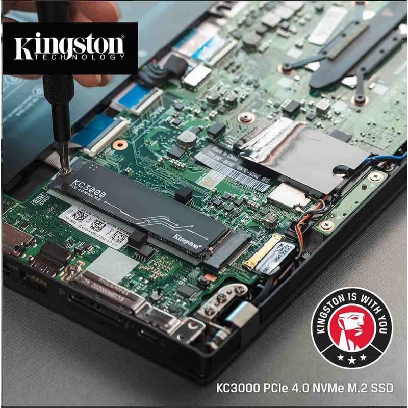 Kingston SSD 4TB (4096GB) KC3000 M.2 2280 NVMe™ PCI Gen 4 (R 7000MB/s; W 7000MB/s) 4