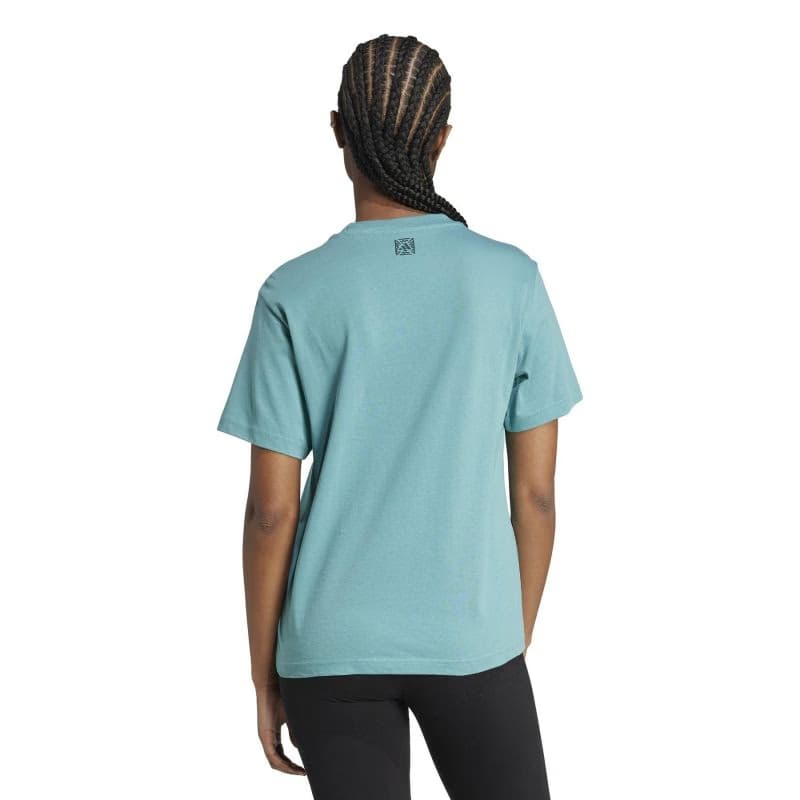 Dámske tričko s krátkym rukávom ADIDAS Animal Graphic Tee W powder teal 3