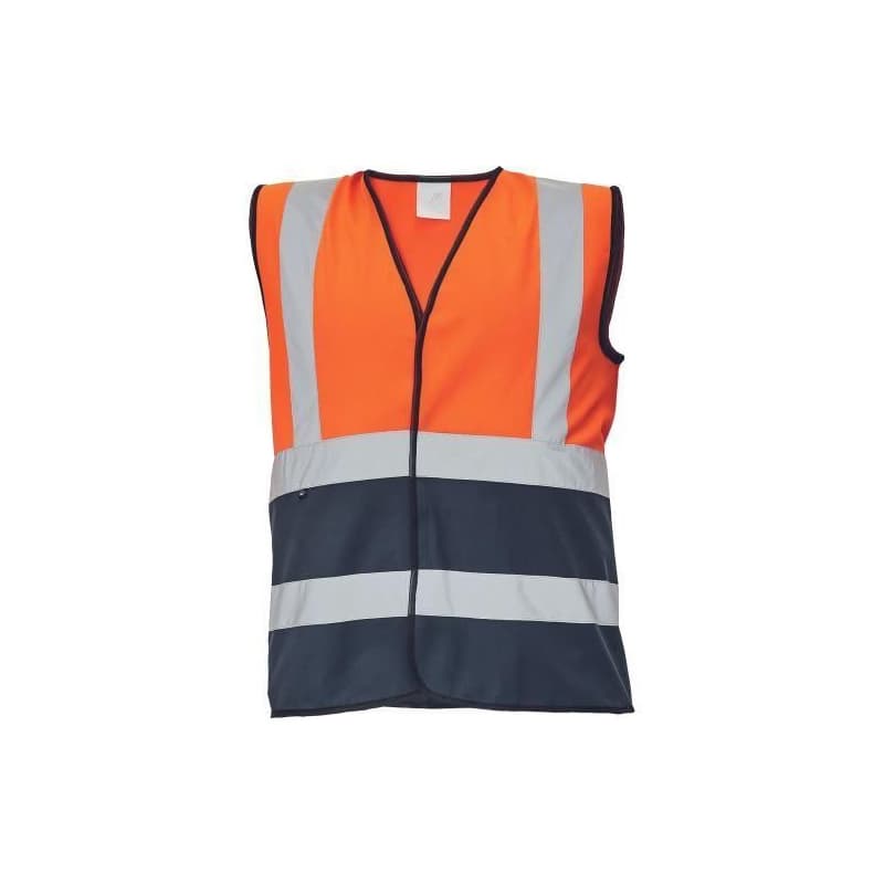 LYNX DUO vesta oranžová/navy 3XL 1
