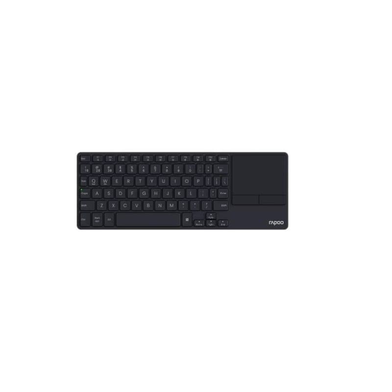 RAPOO Klávesnica E2810M, Bezdrôtová 2.4GHz, Bluetooth, CZ/SK, čierna 1