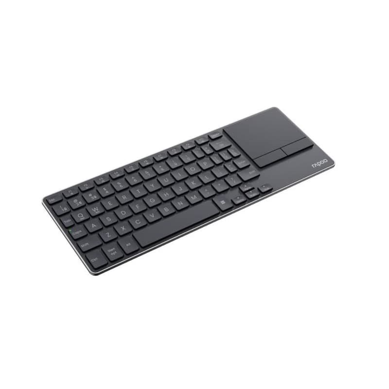 RAPOO Klávesnica E2810M, Bezdrôtová 2.4GHz, Bluetooth, CZ/SK, čierna 2