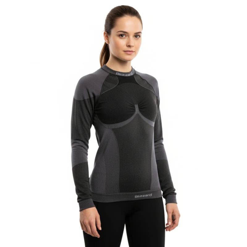 Dámske termo tričko s dlhým rukávom BLIZZARD W2W Essential long sleeve, grey 2