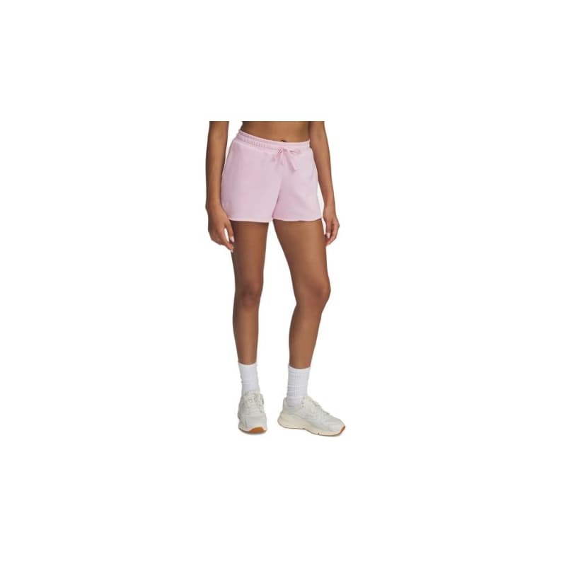 Dámske teplákové kraťasy UNDER ARMOUR UA Rival Terry Short-PNK