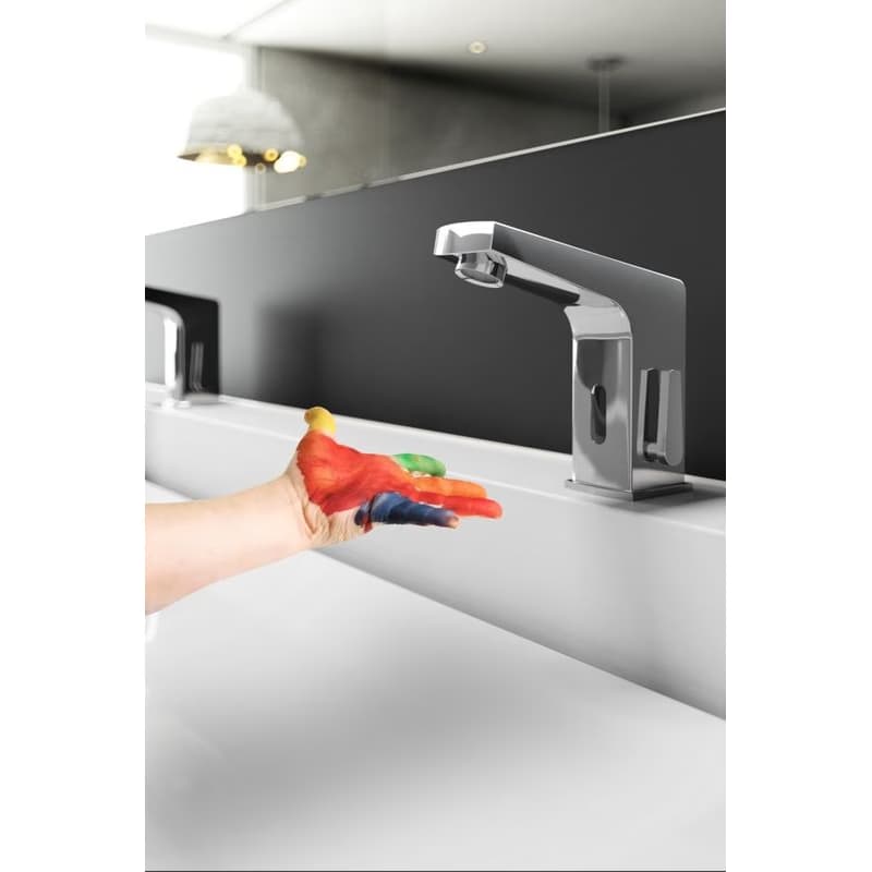 DEANTE - Sensor chróm - Umývadlová batéria senzorová, s reguláciou teploty - 4xAA BCH_029R 2