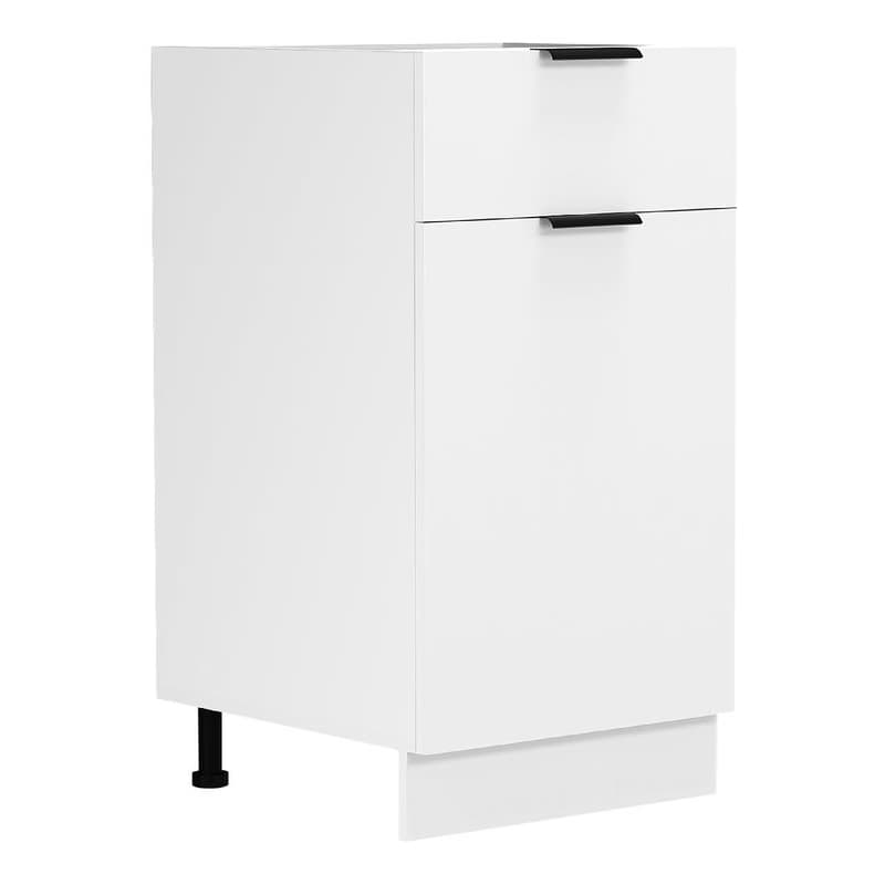VCM Spodná skrinka so zásuvkou 40 cm "Fazuľa", biela 1