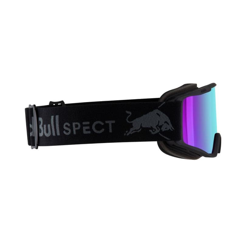 Lyžiarske okuliare RED BULL SPECT NEON 01GR3, black brown with green revo 5