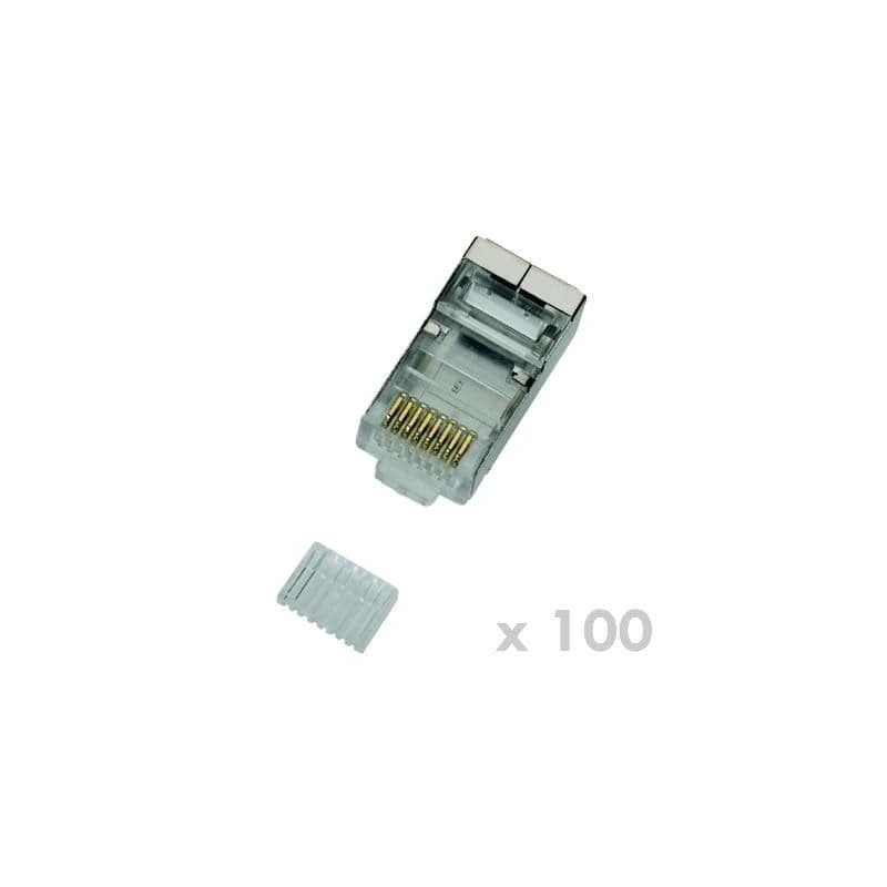 DATACOM Konektor RJ45 STP 8p8c Cat6 drôt 100ks 1