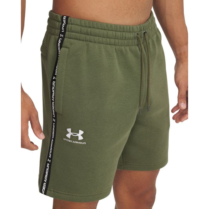 Pánske teplákové kraťasy UNDER ARMOUR UA Icon Fleece Short Taping-GRN 2
