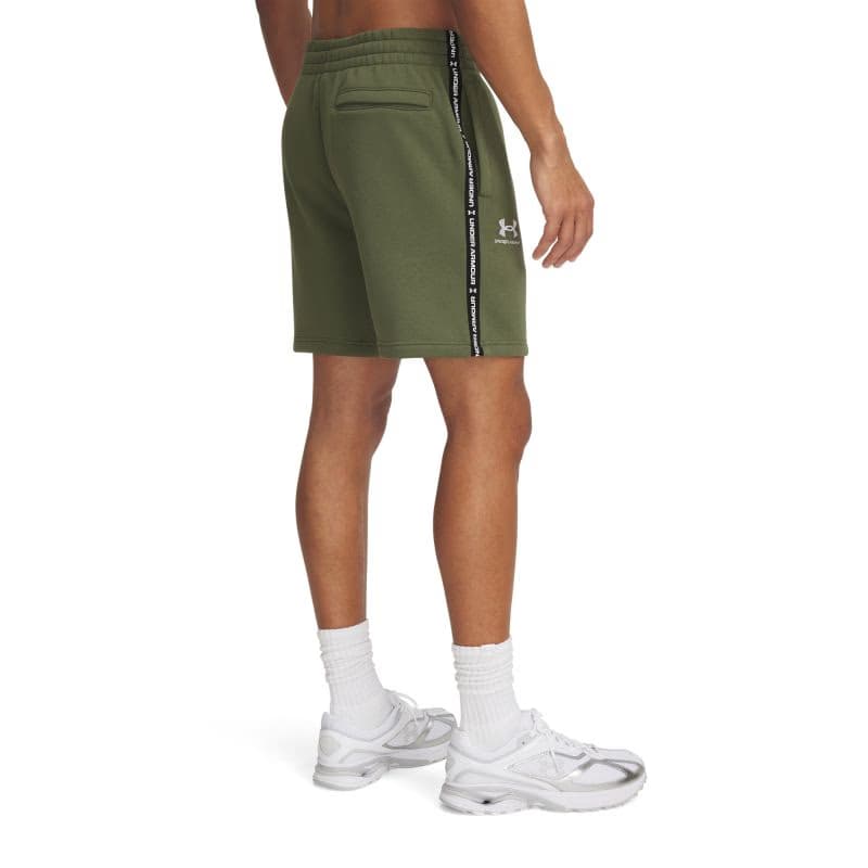 Pánske teplákové kraťasy UNDER ARMOUR UA Icon Fleece Short Taping-GRN 3