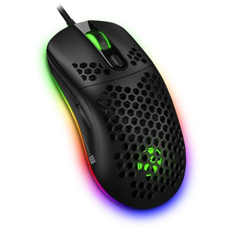 CONNECT IT BATTLE AIR 2 profesionálna optická herná myš + SW, 12800 DPI, čierna 2