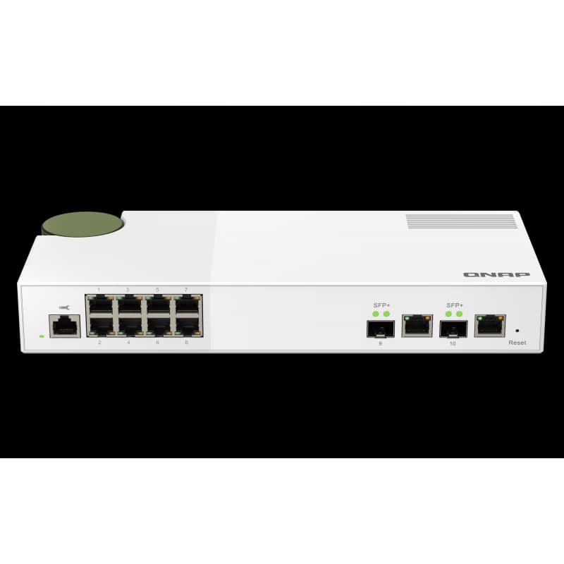 QNAP riadený switch QSW-M2108-2C (8x 2,5GbE RJ45 a 2x kombinované 10GbE SFP+ / RJ-45) 3