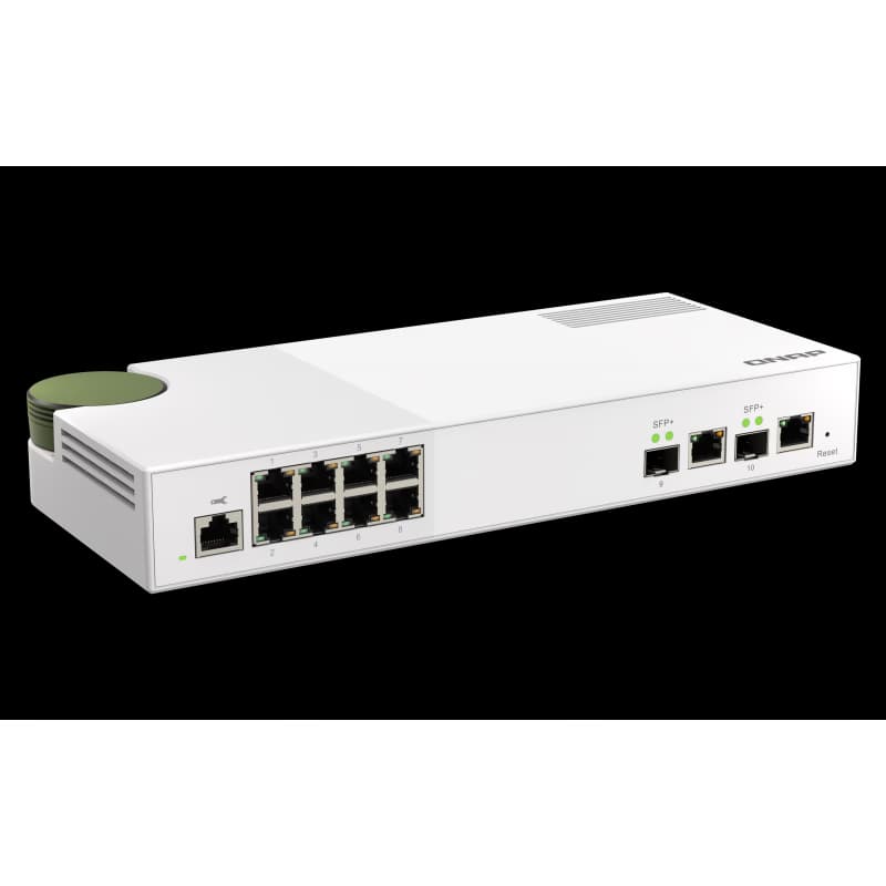 QNAP riadený switch QSW-M2108-2C (8x 2,5GbE RJ45 a 2x kombinované 10GbE SFP+ / RJ-45) 5