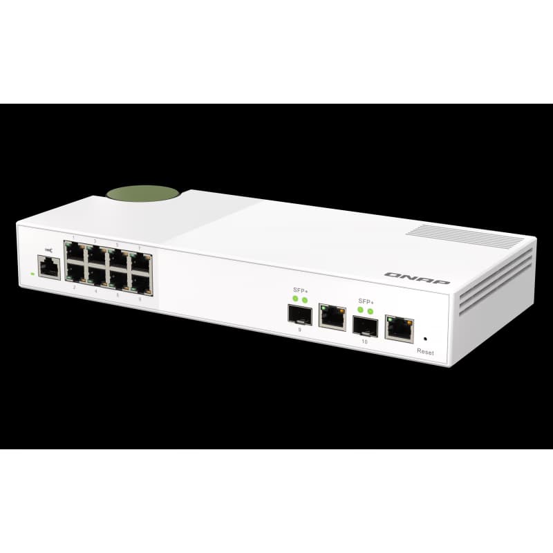 QNAP riadený switch QSW-M2108-2C (8x 2,5GbE RJ45 a 2x kombinované 10GbE SFP+ / RJ-45) 6