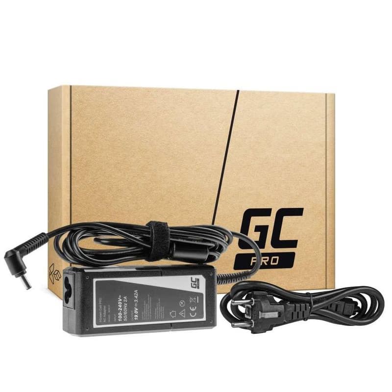 Green Cell PRO Charger / AC adaptér 19V 3.42A 65W pre Asus F553 F553M F553M R540L R540S X540S X553 X553M X553MA ZenBook UX303L 1