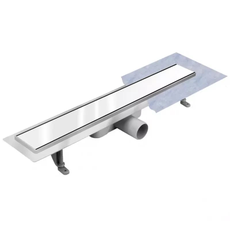 Odtokový žľab Inox Biele sklo 1000 1
