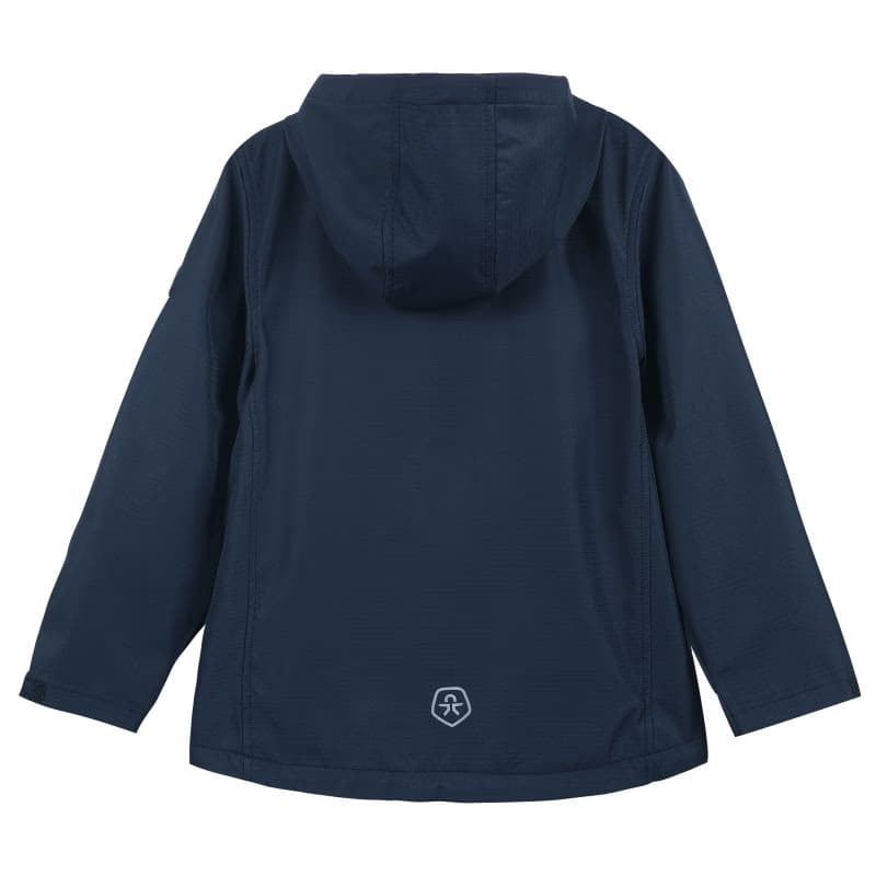 Chlapčenská turistická softshellová bunda COLOR KIDS Softshell Solid Col. - Light, total eclipse 3