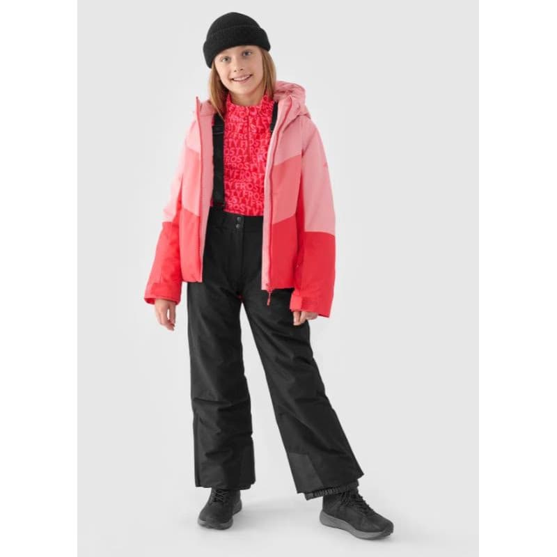 Dievčenská lyžiarska bunda 4F JUNIOR TECHNICAL JACKET-JWAW24TTJAF545-62S-RED 4