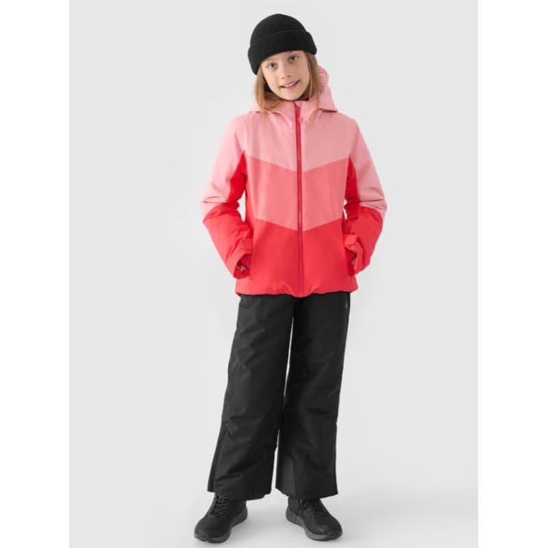 Dievčenská lyžiarska bunda 4F JUNIOR TECHNICAL JACKET-JWAW24TTJAF545-62S-RED 5