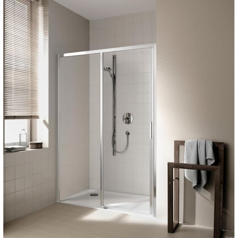 Kermi Posuvné dvere Cada XS D2L 1200x2000 1160-1210 STR.LESK číre+Clean CKD2L12020VPK 1