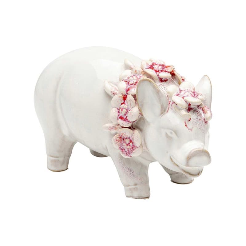 Hawaii Pig dekoračná figúrka biela 11cm